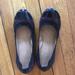 J. Crew Shoes | J. Crew Mila Leather Ballet Flats | Color: Black/Purple | Size: 9