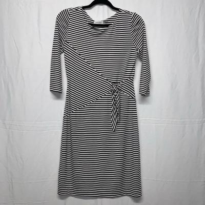 Michael Kors Dresses | Calvin Klein Black/White Stripe Midi Dress Size 6 | Color: Black/White | Size: 6