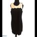 J. Crew Dresses | J.Crew Sheath Dress Black Ivory Knee Length 6 | Color: Black | Size: 6