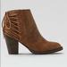 American Eagle Outfitters Shoes | Laced-Up Heeled Bootie | Color: Brown | Size: 8.5