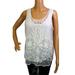 American Eagle Outfitters Tops | American Eagle Outfitters Ivory Lace Tank Top. Med | Color: Cream | Size: M
