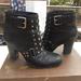 Urban Outfitters Shoes | Colonial Madness Studded Leather Booties Size 8.5 | Color: Black | Size: 8.5