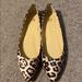 Victoria's Secret Shoes | Leopard Print Pointed Toe Victoria’s Secret Flats | Color: Cream | Size: 7.5