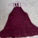 Free People Dresses | Free People Baby-Doll Fit Swing Mini-Dress | Color: Purple/Red | Size: S