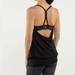 Lululemon Athletica Tops | Lululemon C.Y.B Tank Top Black Paisley Inkwell 4 | Color: Black/Blue | Size: 4