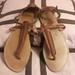American Eagle Outfitters Shoes | American Eagle Outfitters Womens Tan Sandals | Color: Brown/Tan | Size: 10
