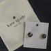 Kate Spade Jewelry | Kate Spade Gumdrop Earrings Black Faux Diamond | Color: Black/Gold | Size: Os