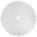 Northlight Seasonal Scalloped Edge Christmas Tree Skirt Wool/Felt in White | 48 W in | Wayfair N64794