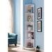 Latitude Run® Cadesha 70" H x 11" W Corner Bookcase Wood in White | 70 H x 11 W x 11 D in | Wayfair EC6A7677A6C44326BDD386F1C49A7BD2