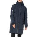 Orolay Women Winter Down Jacket Thickened Quilt Hooded Coat Navy M