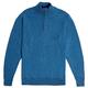 Paul James Knitwear Men’s Quarter Zip Collar Neck Cotton Jumper | Sweater