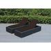 Latitude Run® Billyjo Outdoor Wicker Chaise Lounge - No Assembly Wicker/Rattan in Black | 33 H x 29 W x 83 D in | Wayfair
