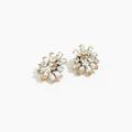 J. Crew Jewelry | J.Crew Clear Crystal Burst Earrings | Color: White | Size: Os