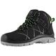 ACE Constructor High S3 Work Boots - Mens Leather Safety Shoes with Steel Toe Cap - Black