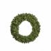 The Twillery Co.® Perego Pre-Lit Double-Sided Artificial Christmas Wreath - Lights Traditional Faux in White | 48 H x 48 W x 3 D in | Wayfair