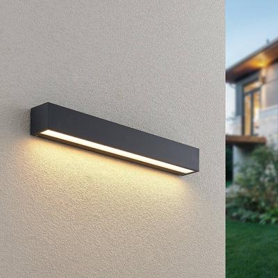Lucande LED-Wandleuchte Lengo, 50cm, anthrazit, down, 3.000K Image