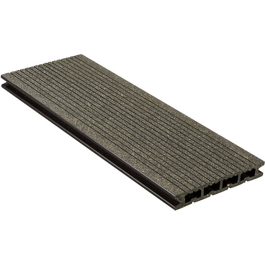 NATURinFORM WPC-Terrassendiele 21x139 mm DIE KOMPAKTE anthrazit, 5000 mm, Hohlkammer Image
