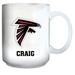 White Atlanta Falcons 15oz. Personalized Mug