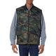 Dickies Men's Diamond Quilted Vest Work Utility Outerwear, Hunter Green Camo, S