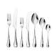 Robert Welch Honeybourne Bright, 7 Piece Cutlery Place Setting. Made from Stainless Steel. Dishwasher Safe.