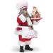 Kurt Adler Fabriché Chef Santa Plastic | 10.5 H x 7 W x 6.5 D in | Wayfair FA0143