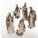 Kurt Adler 6 Piece Glittered Nativity Set Resin | 13 H x 6 W x 5 D in | Wayfair N1027