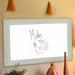 Rayne Mirrors Washed Antique Dry Erase Board Wood in White | 36 H x 30 W x 0.75 D in | Wayfair W59/24.5-30.5