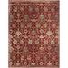 Red 18 x 0.5 in Area Rug - Lark Manor™ Febbas Square Oriental Power Loom 1'6" x 1'6" Dark Area Rug Polyester/Polypropylene | 18 W x 0.5 D in | Wayfair