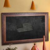 Rayne Mirrors Timber Estate Wall Mounted Chalkboard Wood in Black/Brown | 42 H x 24 W x 0.75 D in | Wayfair B52/18.5-36.5