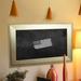 Rayne Mirrors Brushed Wall Mounted Chalkboard Manufactured Wood in Black/Brown | 55 H x 19 W x 2 D in | Wayfair B04/12.5-48.5