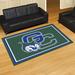 Blue 60 x 1.5 in Area Rug - FANMATS NCAA Synthetic Black/Area Rug Nylon | 60 W x 1.5 D in | Wayfair 20172