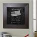 Rayne Mirrors Leather Chalkboard Manufactured Wood in Black/Brown/White | 24 H x 54 W x 0.75 D in | Wayfair B22/1848