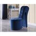 Lounge Chair - House of Hampton® Steller 39.5" Wide Velvet Lounge Chair Velvet in Blue | 30 H x 39.5 W x 39.5 D in | Wayfair