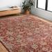 Red 120 x 0.13 in Area Rug - Lark Manor™ Febbas Oriental/Gold Area Rug Polyester/Polypropylene | 120 W x 0.13 D in | Wayfair