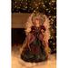 JJ's Holiday Gifts Ltd. Angelica Angel Tree Topper Fabric in Black/Green/Indigo | 18 H x 10 W x 5 D in | Wayfair CF2092PU