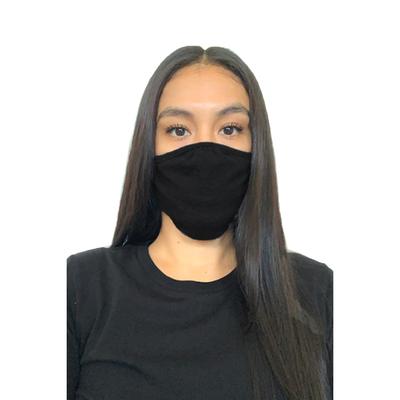 Next Level M100NL Adult Eco Face Mask in Black | Cotton/Polyester Blend M100, NLM100