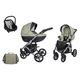Stroller 3in1 2in1 Isofix pram Set + Accessories Color Selection Mila Premium Silver by ChillyKids Oliv 016 2in1 Without Baby seat