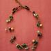Anthropologie Jewelry | Anthropologie Necklace Green Beads | Color: Green/Tan | Size: Os