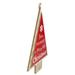Northlight Seasonal 16" Red & White Merry Little Christmas Tree Wooden Hanging Wall Sign Wood in Brown | 15.5 H x 1 W in | Wayfair