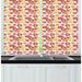 East Urban Home Gerber Daisy Kitchen Curtain Polyester | 39 H x 55 W x 2.5 D in | Wayfair B9E4B0EB8C23418DA46349FFDE23BF5A