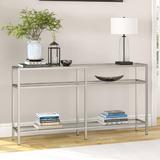 Mercer41 Amarise Console Table in Gray | 29 H x 55 W x 10 D in | Wayfair 589F7F9762E845E2AD56B944D1F83338