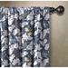 The Pillow Collection Bird Wildlife Single Curtain Panel Cotton Blend in Gray | 72 H in | Wayfair WP72-D-DE42609-CHARCOAL