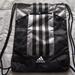 Adidas Bags | Adidas String Backpack | Color: Black/Silver | Size: Os