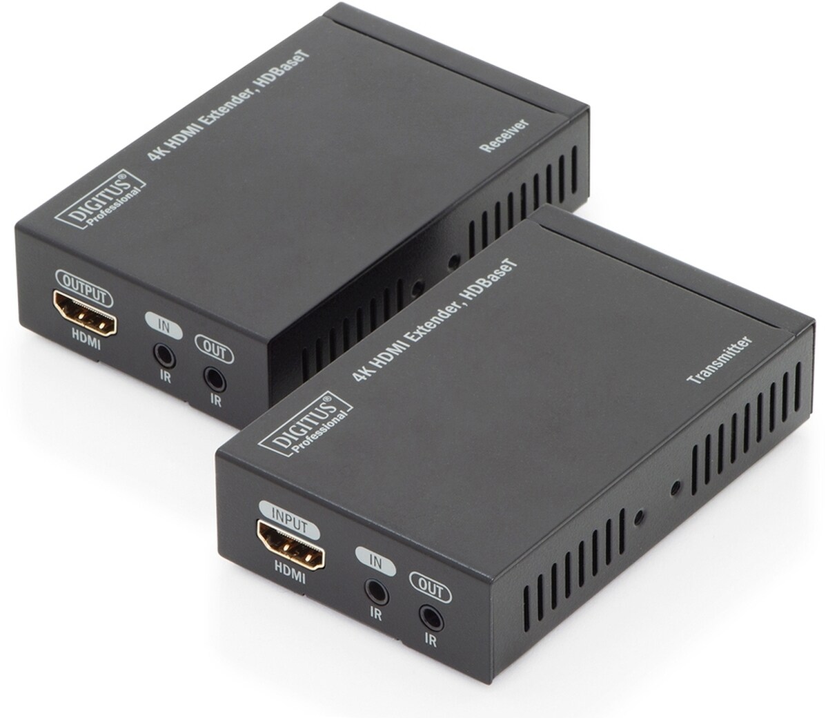 DIGITUS Professional 4K HDMI Extender Set, HDBaseT, 70m Image