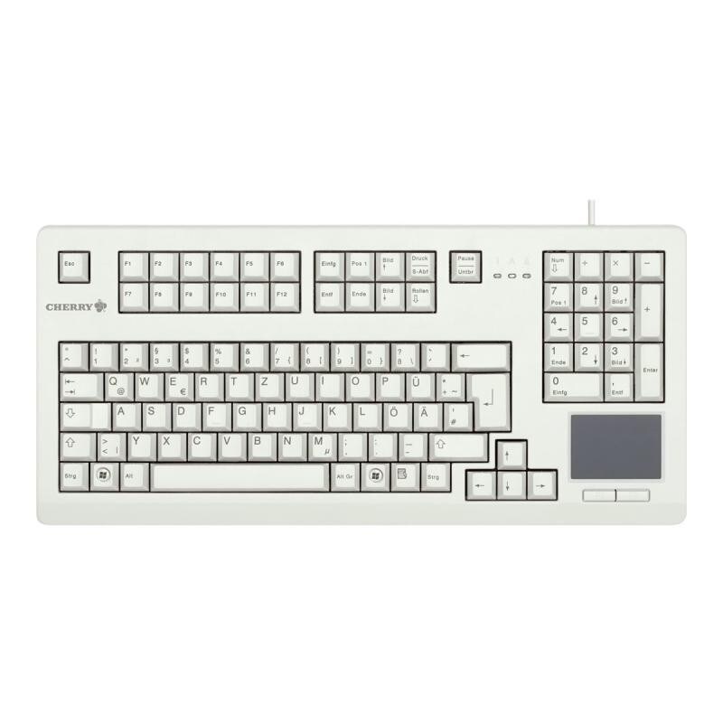 Cherry G80-11900LUMEU-0 CHERRY TAS TouchBoard G80-11900 Corded EU-Layout hellgrau Image