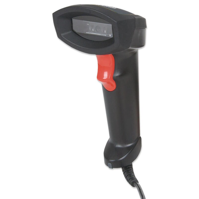 Manhattan 178433 USB-Kit Barcode-Scanner Kabelgebunden 1D CCD Schwarz Hand-Scanner USB Image