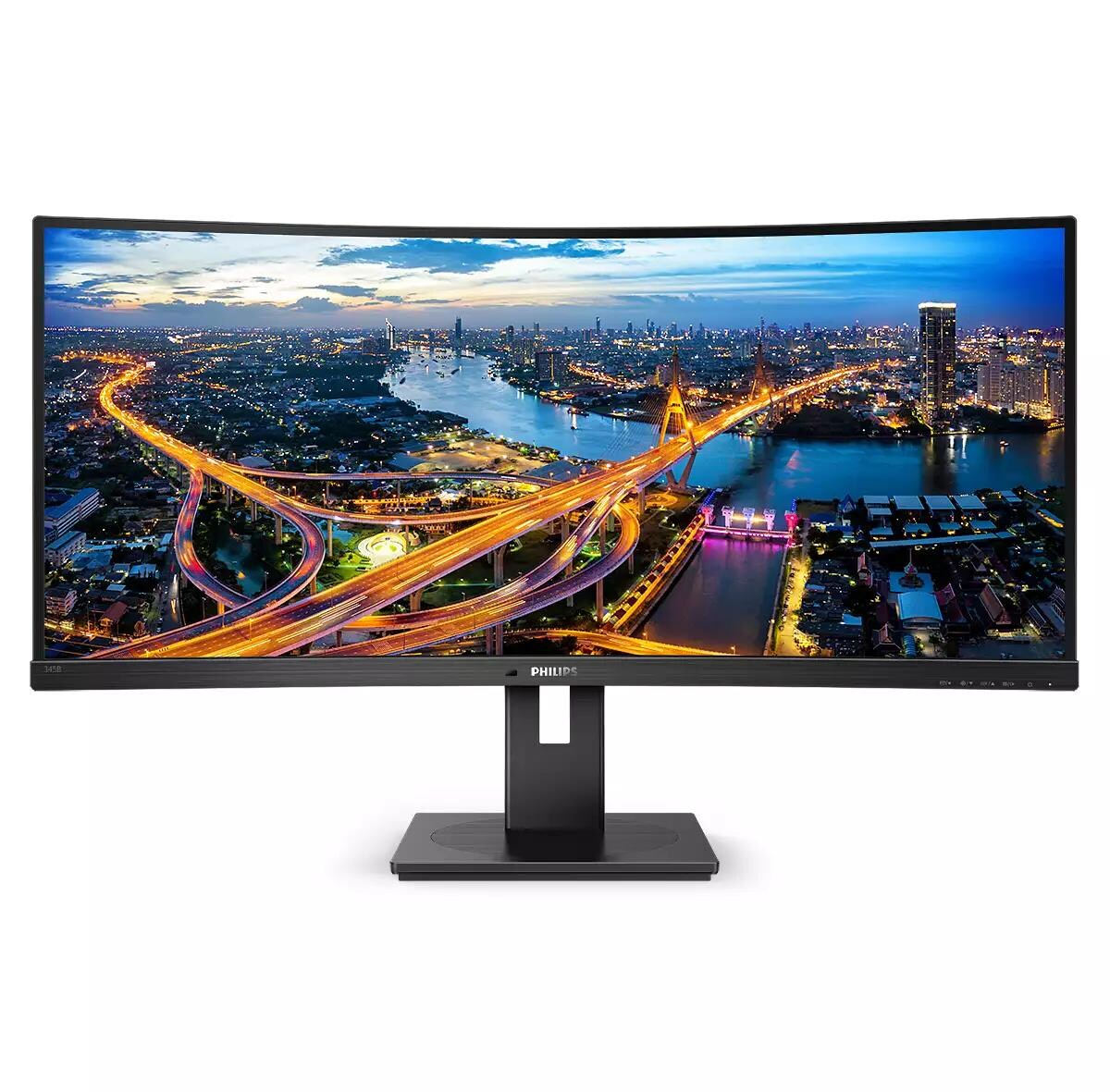Philips 345B1C/00 Philips 86,0cm (34,0") 345B1C/00 21:09 2xHDMI+DP+USB Curved Image