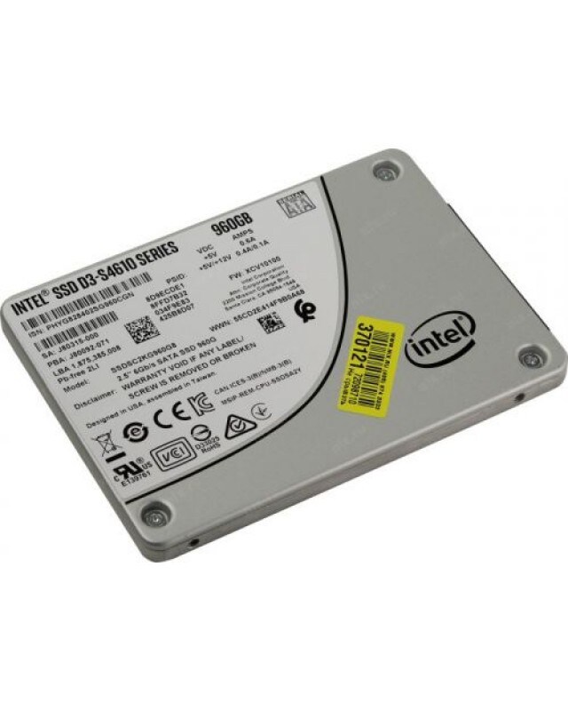 Intel SSD S4610 960 GB 2.5" SATA 6Gb/s TLC S Pk Solid State Disk intern Image