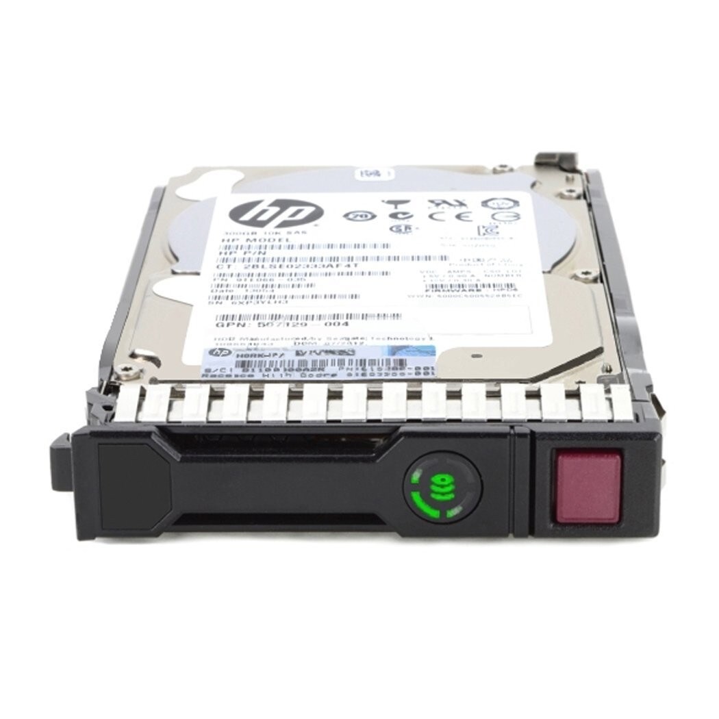 HP Enterprise Festplatte 600 GB Hot-Swap 6.4 cm SFF 2.5" SAS 10000 rpm mit HPE SmartDrive carrier Image