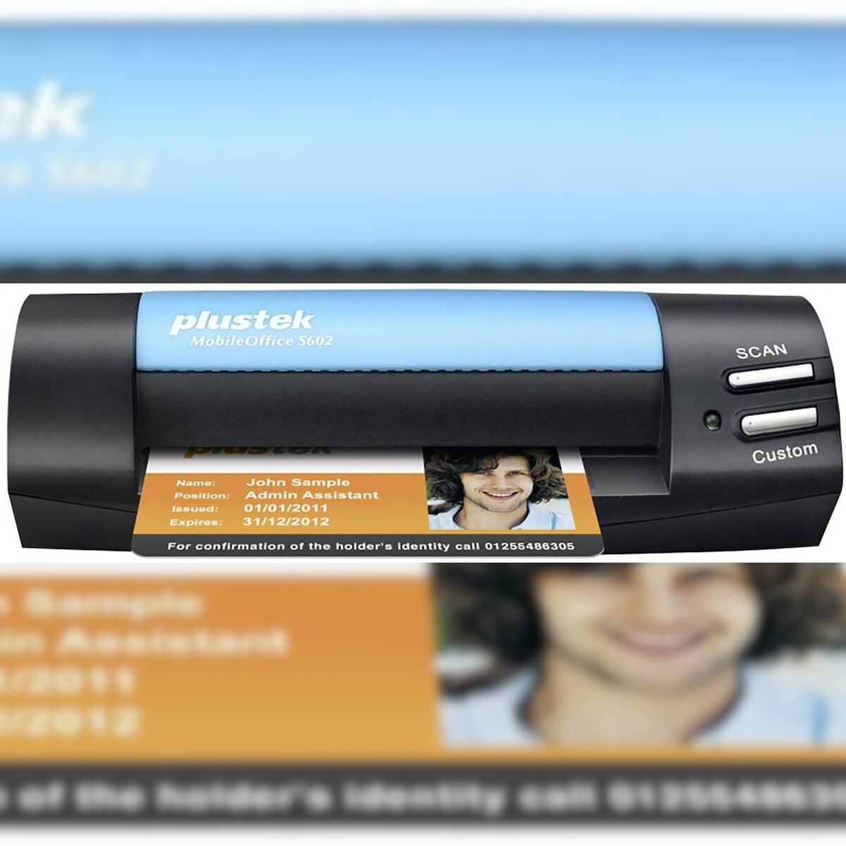 Plustek MobileOffice S602 Dokumentenscanner A6 1200 x 1200 dpi USB-A (USB 2.0) 0287 Image